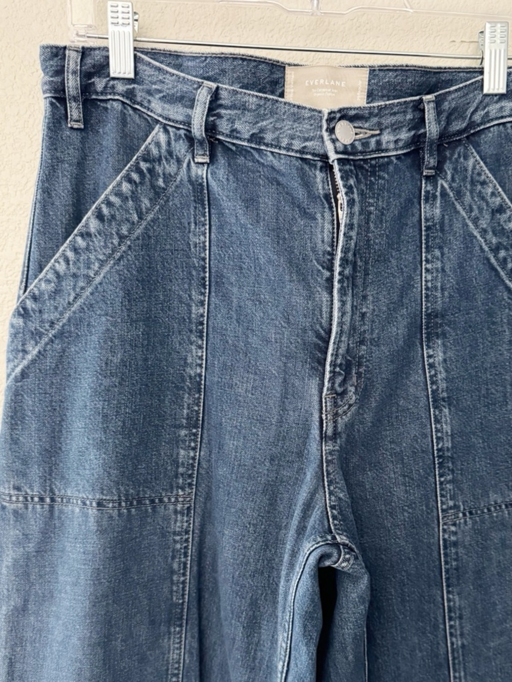 Everlane The Carpenter Jeans 29 Blue Denim Organic Cotton Slouchy Baggy 90s Y2K - Picture 9 of 14